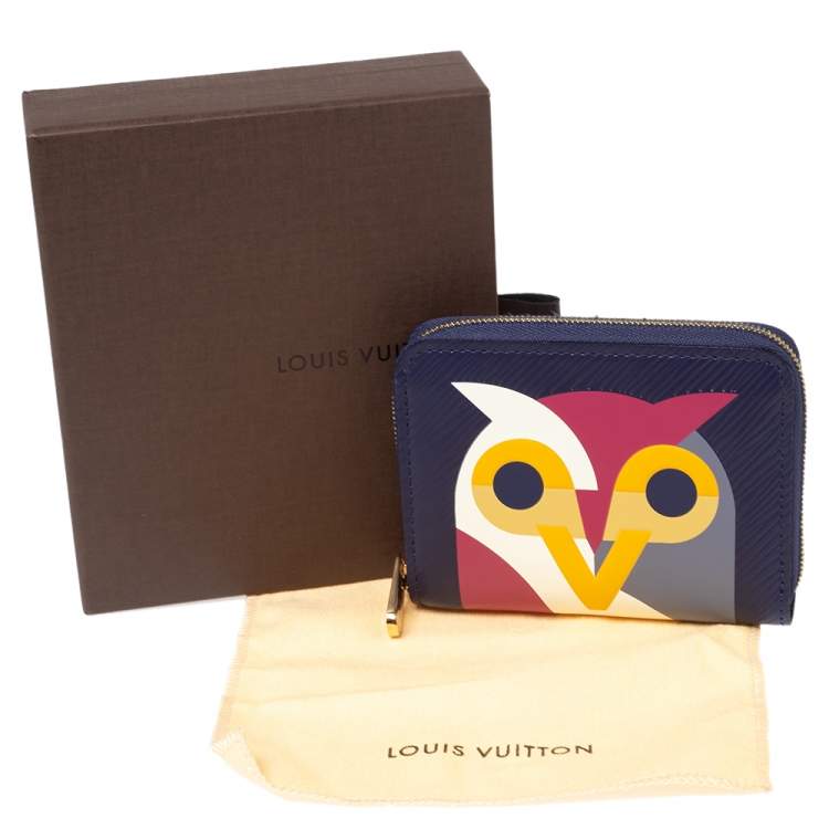 Pre Owned Louis Vuitton Iris Epi Leather Owl Zippy Coin Purse	