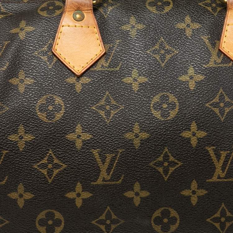 Pre Owned Louis Vuitton Monogram Canvas Speedy 30 Bag