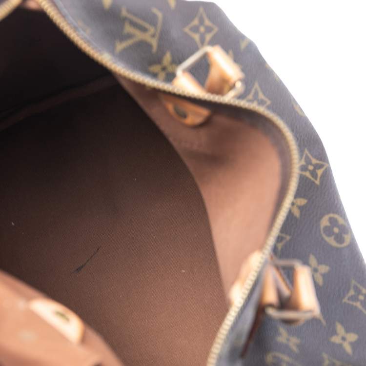 Pre Owned Louis Vuitton Monogram Canvas Speedy 30 Bag
