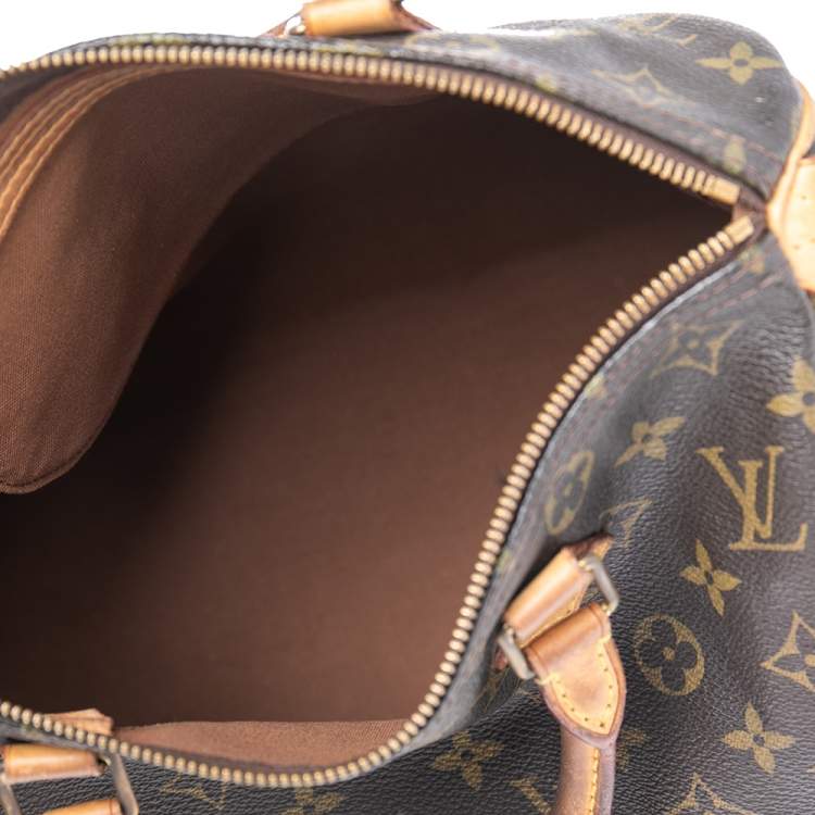 Pre Owned Louis Vuitton Monogram Canvas Speedy 30 Bag