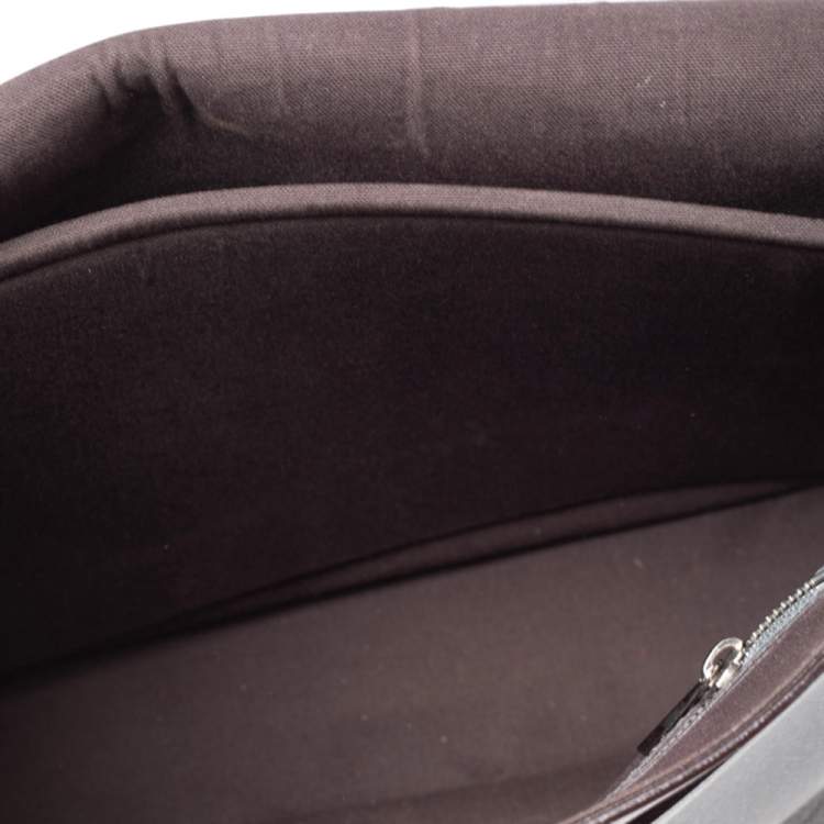 Pre Owned Louis Vuitton Grey Taiga Leather Roman GM Bag