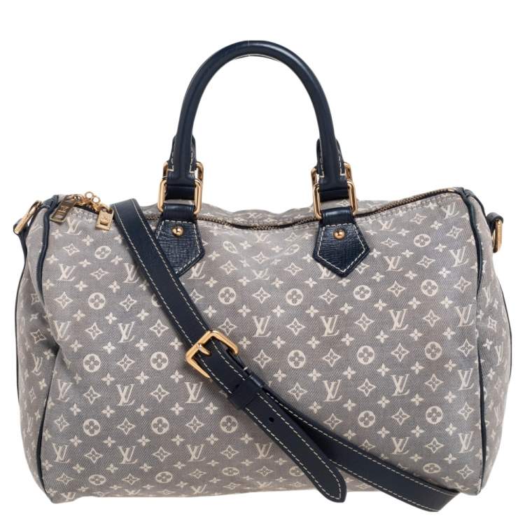 Louis Vuitton Encre Monogram Idylle Canvas Speedy Bandouliere 30 Bag