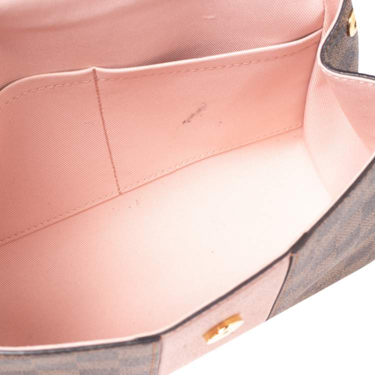 Pre Owned Louis Vuitton Magnolia Damier Ebene Canvas Bond Street Bag