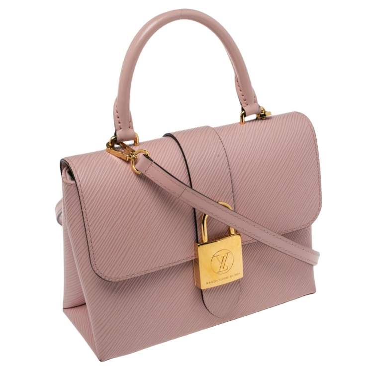Pre Owned Louis Vuitton Pink Epi Leather Locky BB Bag