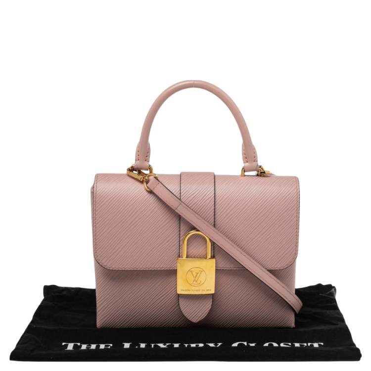 Pre Owned Louis Vuitton Pink Epi Leather Locky BB Bag