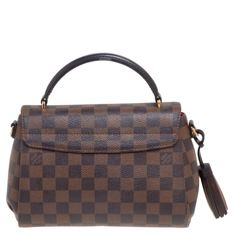 Pre Owned Louis Vuitton Damier Ebene Canvas Croisette Bag