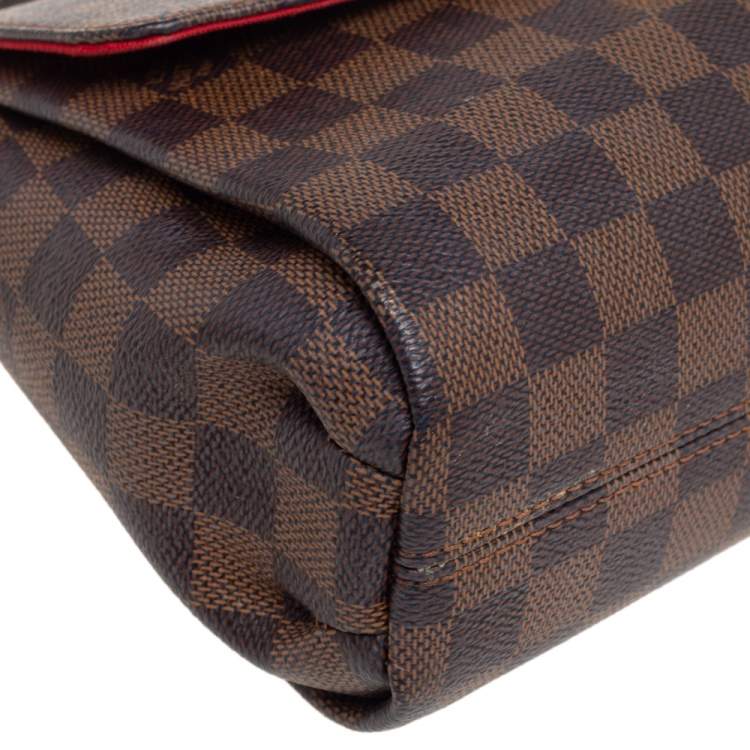 Pre Owned Louis Vuitton Damier Ebene Canvas Croisette Bag