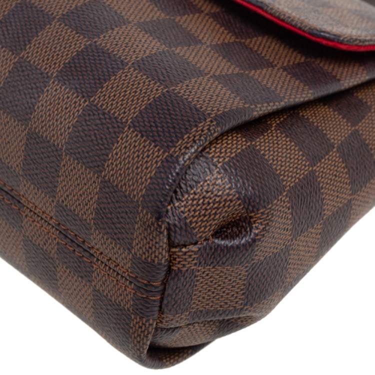 Pre Owned Louis Vuitton Damier Ebene Canvas Croisette Bag