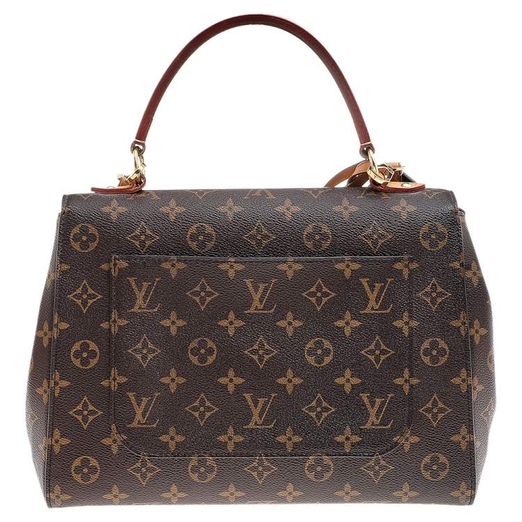 Pre Owned Louis Vuitton Coated Canvas Cluny MM Bag