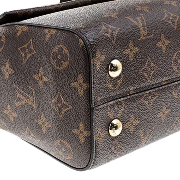 Pre Owned Louis Vuitton Coated Canvas Cluny MM Bag