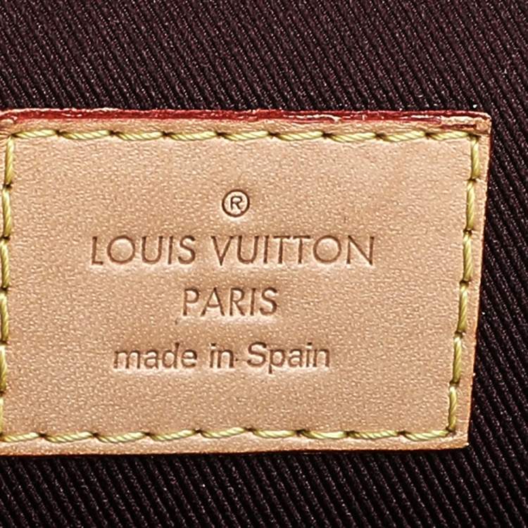 Pre Owned Louis Vuitton Coated Canvas Cluny MM Bag