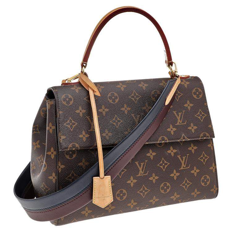 Pre Owned Louis Vuitton Coated Canvas Cluny MM Bag