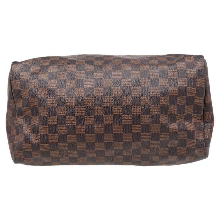 Pre Owned Louis Vuitton Damier Ebene Canvas Speedy 35 Bag