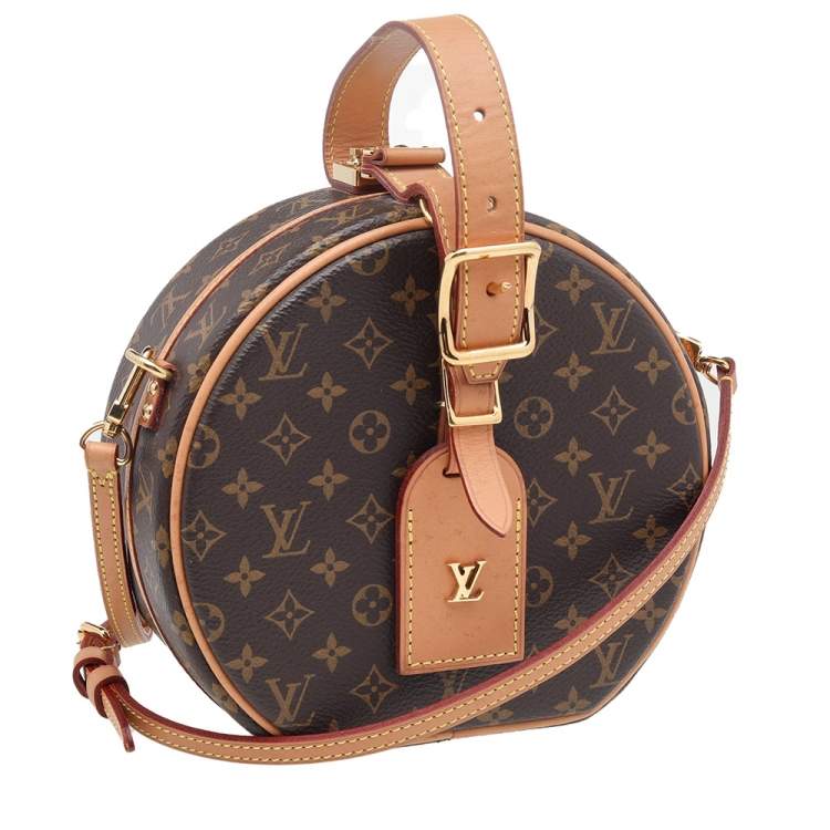 Pre Owned Louis Vuitton Monogram Canvas Petite Boite Chapeau Bag