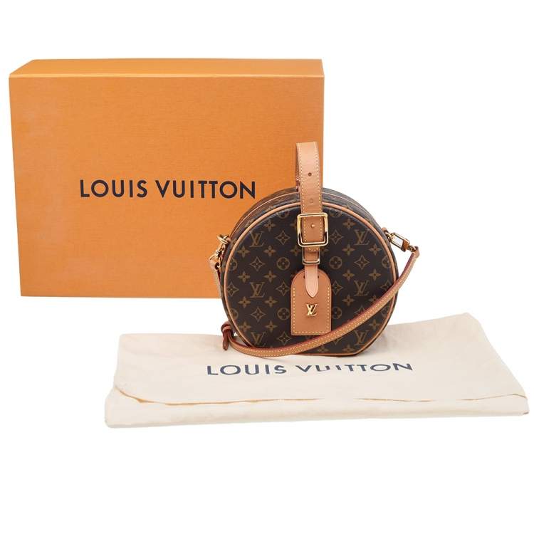 Pre Owned Louis Vuitton Monogram Canvas Petite Boite Chapeau Bag