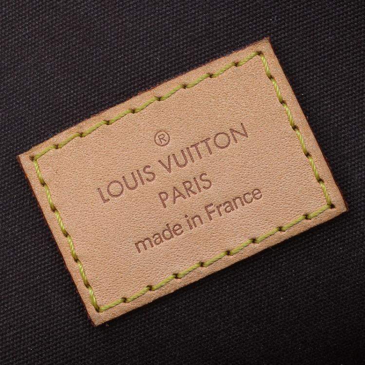 Pre Owned Louis Vuitton Amarante Monogram Vernis Alma GM Bag