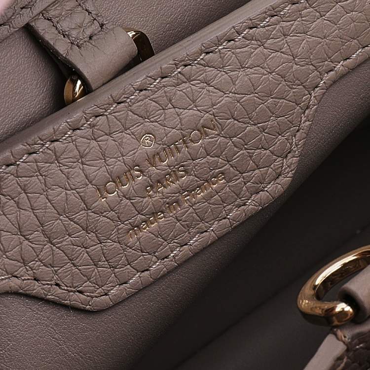 Pre Owned Louis Vuitton Tricolor Taurillon Leather Capucines Mini Bag
