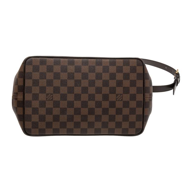 Pre Owned Louis Vuitton Damier Ebene Canvas Bergamo MM Bag