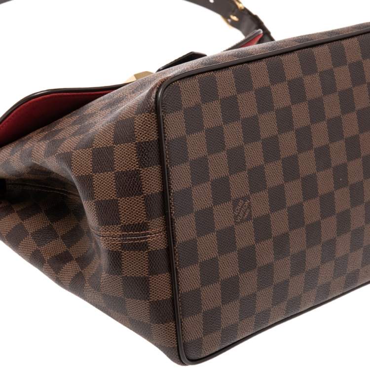 Pre Owned Louis Vuitton Damier Ebene Canvas Bergamo MM Bag