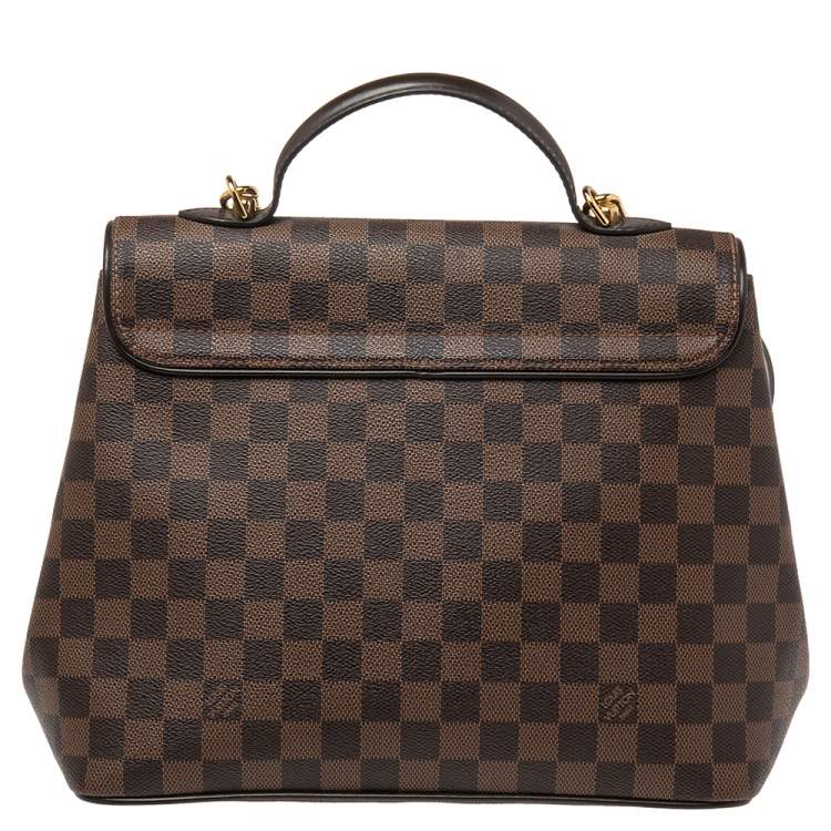 Pre Owned Louis Vuitton Damier Ebene Canvas Bergamo MM Bag