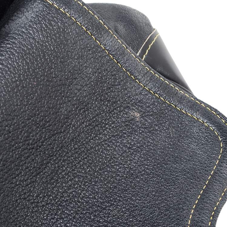 Pre Owned Louis Vuitton Black Suhali Leather L'Absolu De Voyage Bag