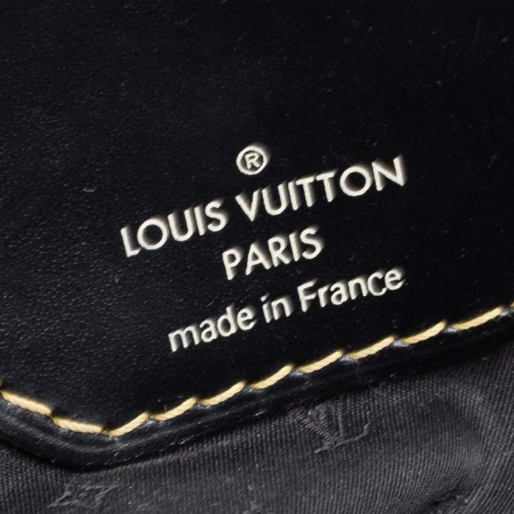 Pre Owned Louis Vuitton Black Suhali Leather L'Absolu De Voyage Bag