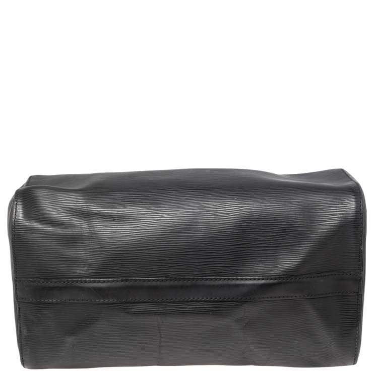 Pre Owned Louis Vuitton Black Epi Leather Speedy 30 Bag