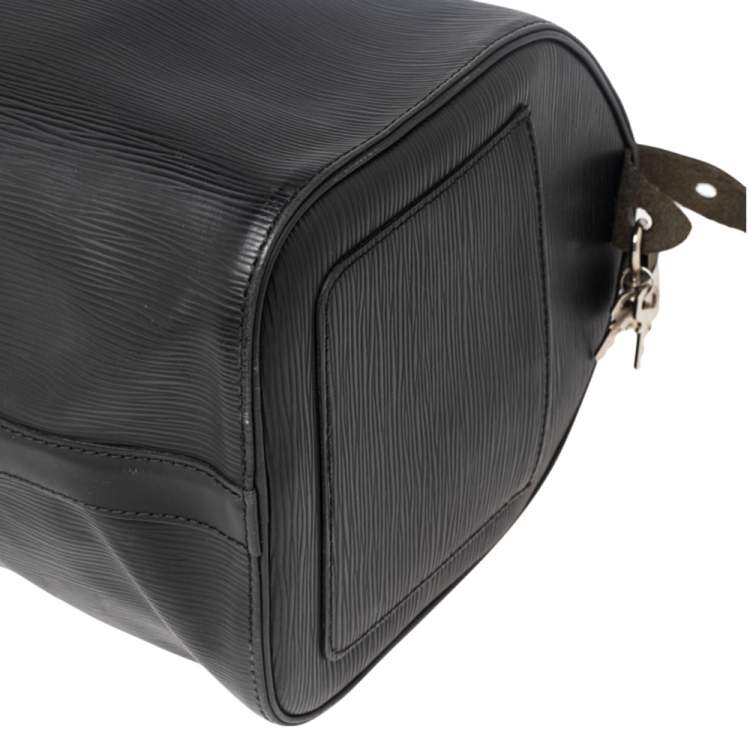 Pre Owned Louis Vuitton Black Epi Leather Speedy 30 Bag