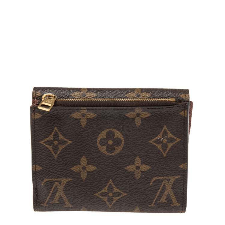 Pre Owned Louis Vuitton Monogram Canvas Anais Compact Trifold Wallet