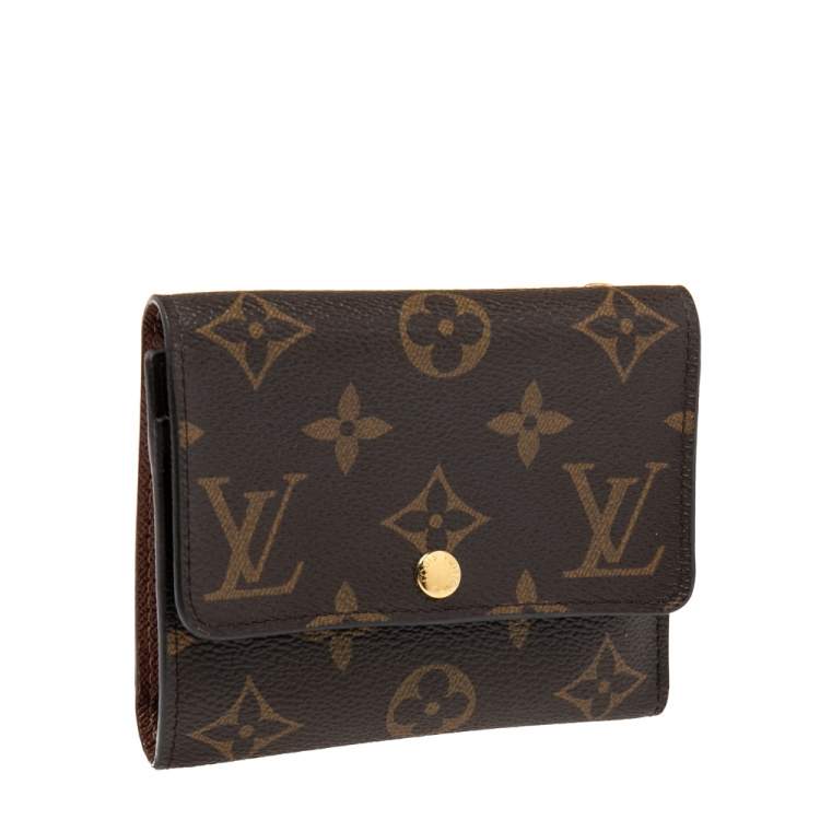Pre Owned Louis Vuitton Monogram Canvas Anais Compact Trifold Wallet