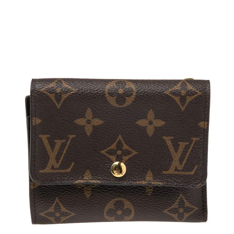 Pre Owned Louis Vuitton Monogram Canvas Anais Compact Trifold Wallet