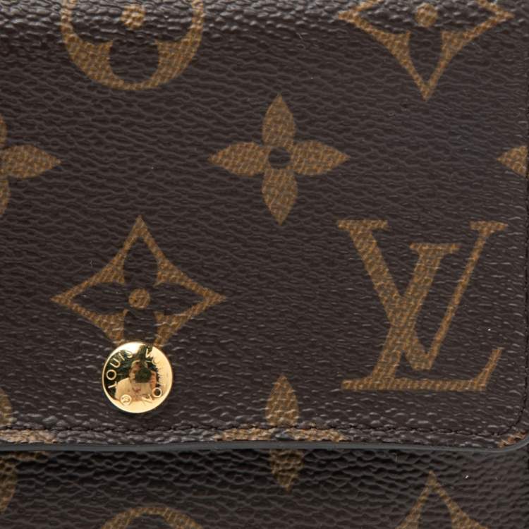 Pre Owned Louis Vuitton Monogram Canvas Anais Compact Trifold Wallet