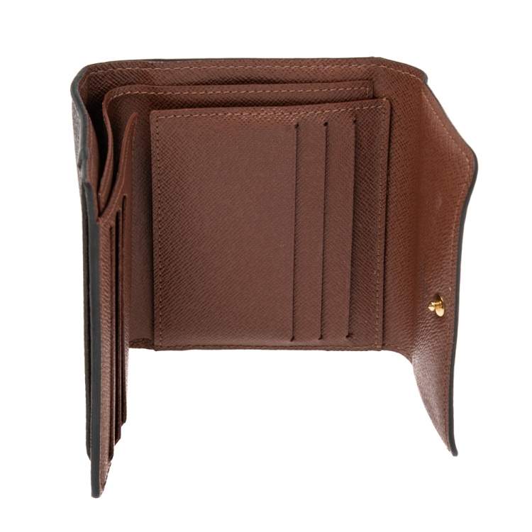Pre Owned Louis Vuitton Monogram Canvas Anais Compact Trifold Wallet
