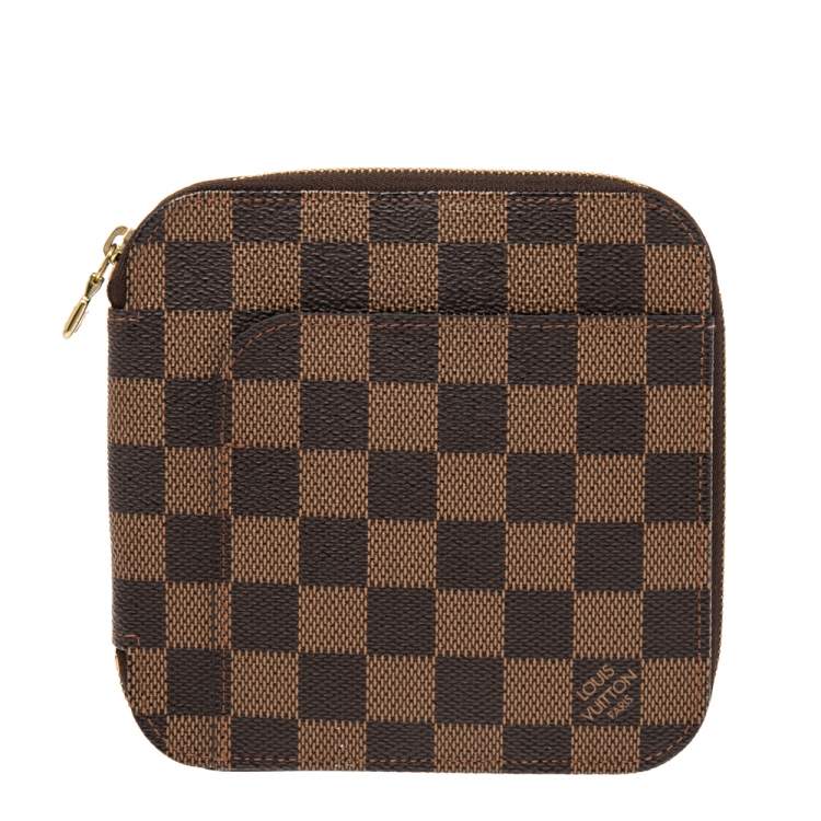 Louis Vuitton Damier Ebene Pattern Coated Canvas Zippy Organizer