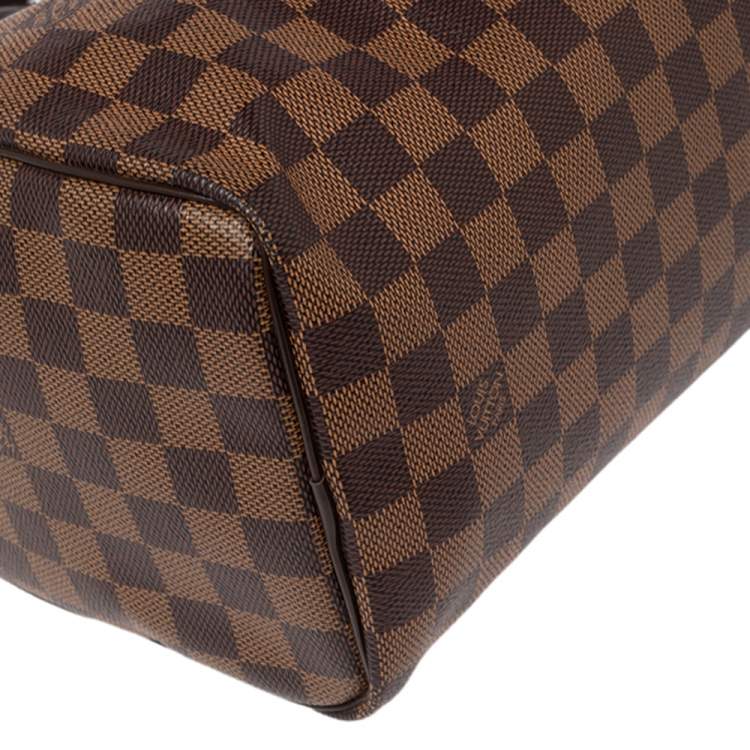 Pre Owned Louis Vuitton Damier Ebene Canvas Speedy 25 Bag