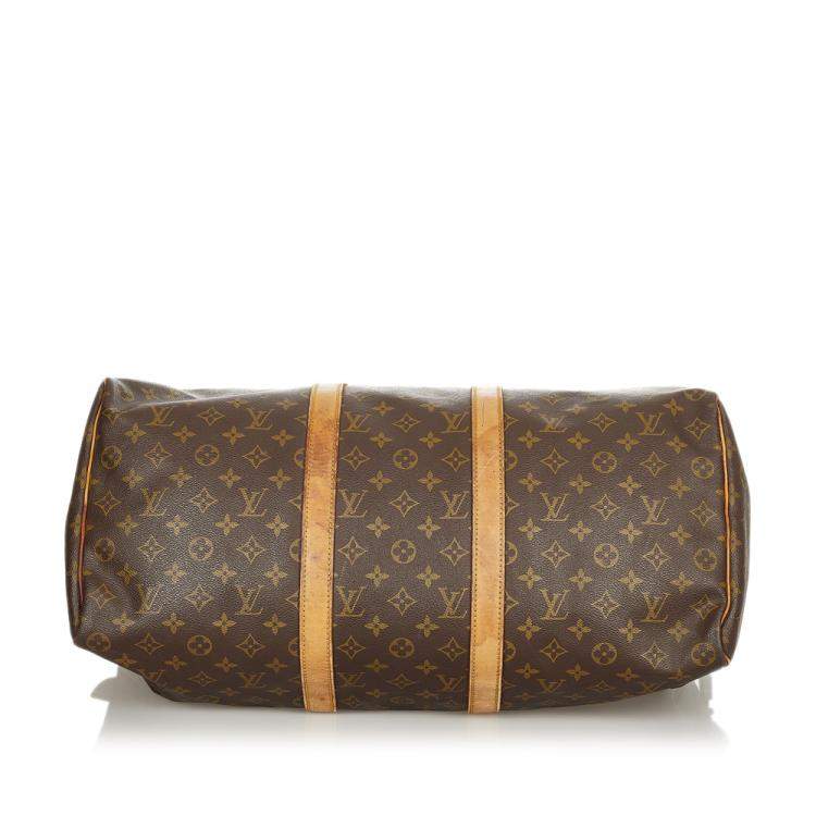 Pre Owned Louis Vuitton Monogram Canvas Keepall 50 Bag