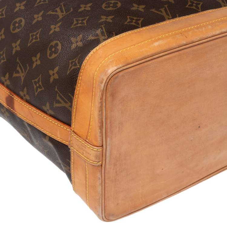 Pre Owned Louis Vuitton Monogram Canvas Large Noe Drawstring Bag