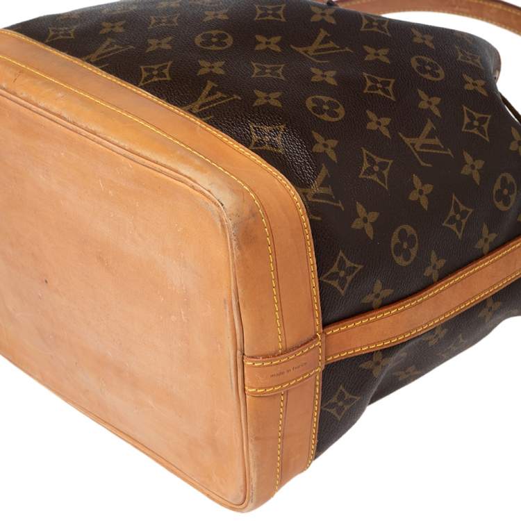 Pre Owned Louis Vuitton Monogram Canvas Large Noe Drawstring Bag