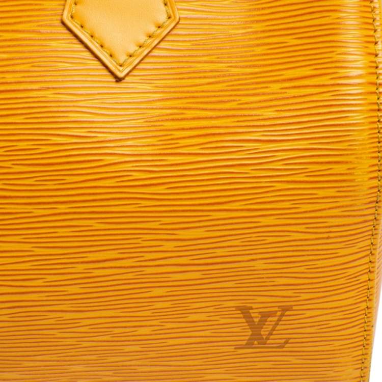 مملوكة مسبقًا Louis Vuitton Tassil Yellow Epi Leather Speedy 25 Bag