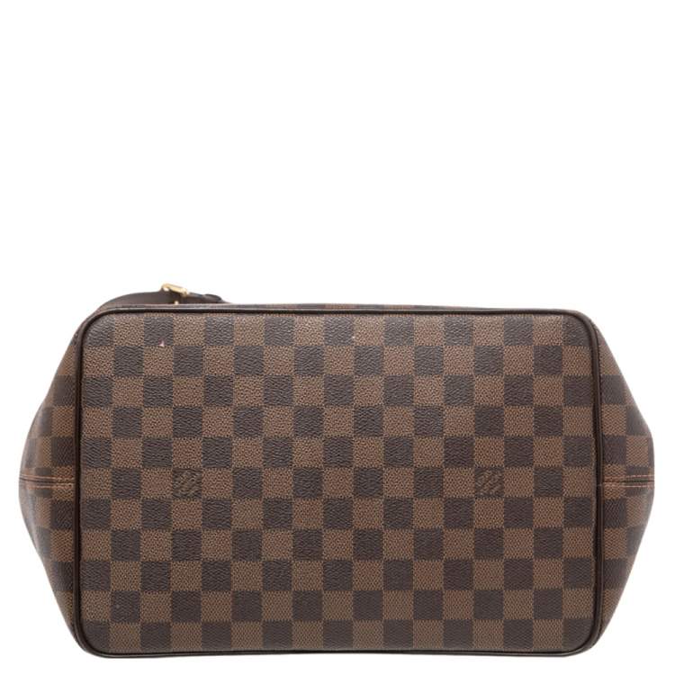 Pre Owned Louis Vuitton Damier Ebene Canvas Bergamo MM Bag