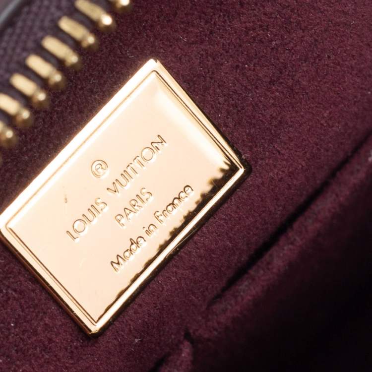 Pre Owned Louis Vuitton Amarante Monogram Vernis Melrose Bag