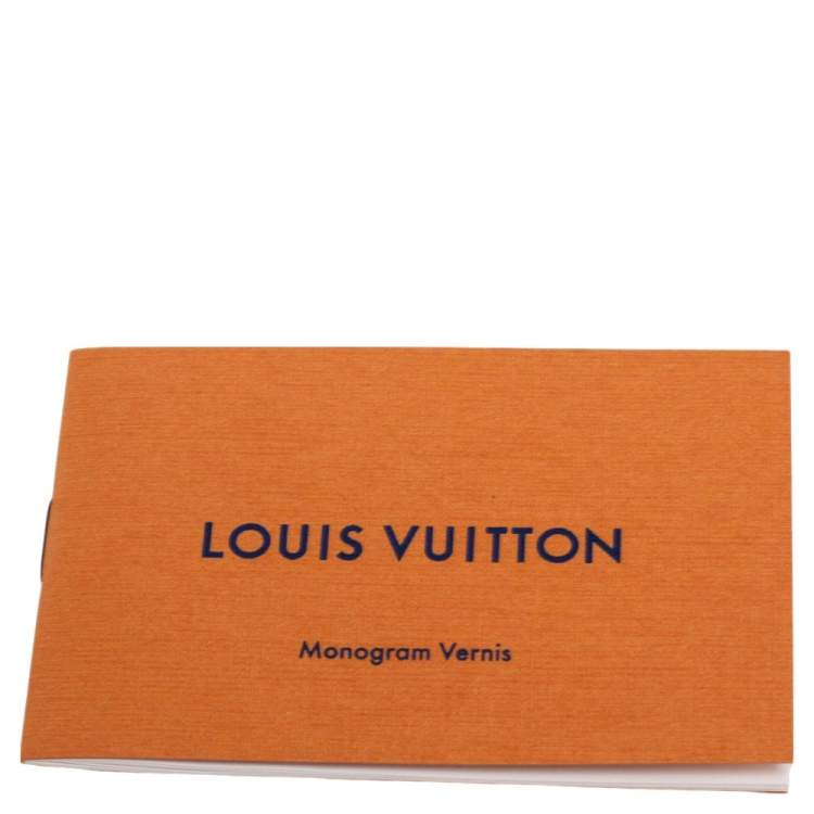 Pre Owned Louis Vuitton Amarante Monogram Vernis Melrose Bag