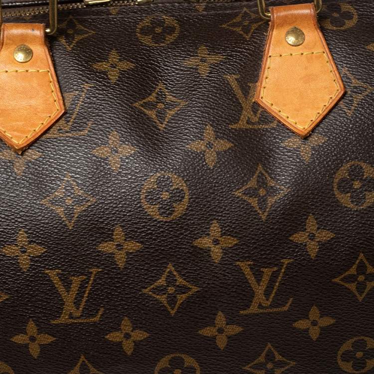 Pre Owned Louis Vuitton Monogram Canvas Speedy 30 Bag