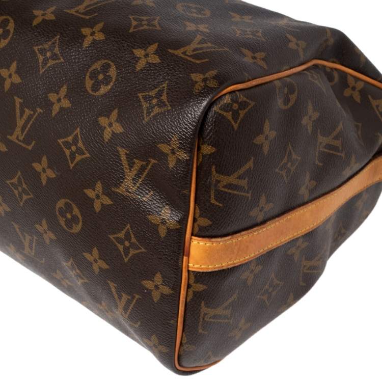 Pre Owned Louis Vuitton Monogram Canvas Speedy 30 Bag