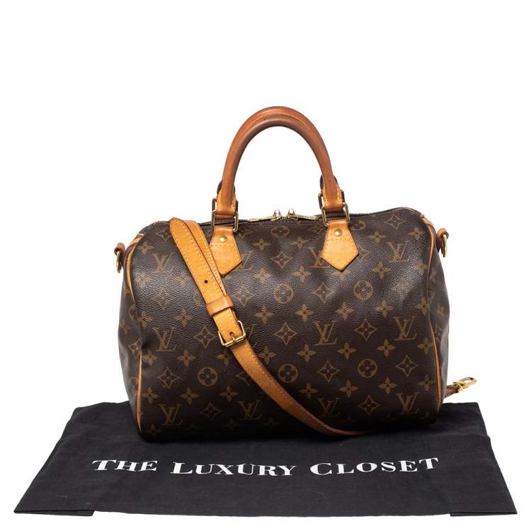 Pre Owned Louis Vuitton Monogram Canvas Speedy 30 Bag
