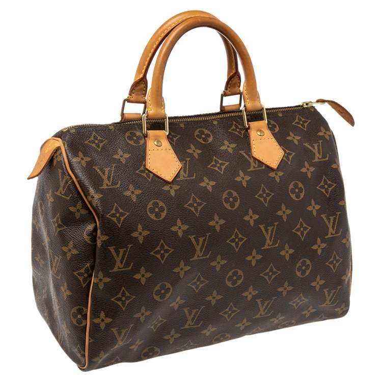 Pre Owned Louis Vuitton Monogram Canvas Speedy 30 Bag