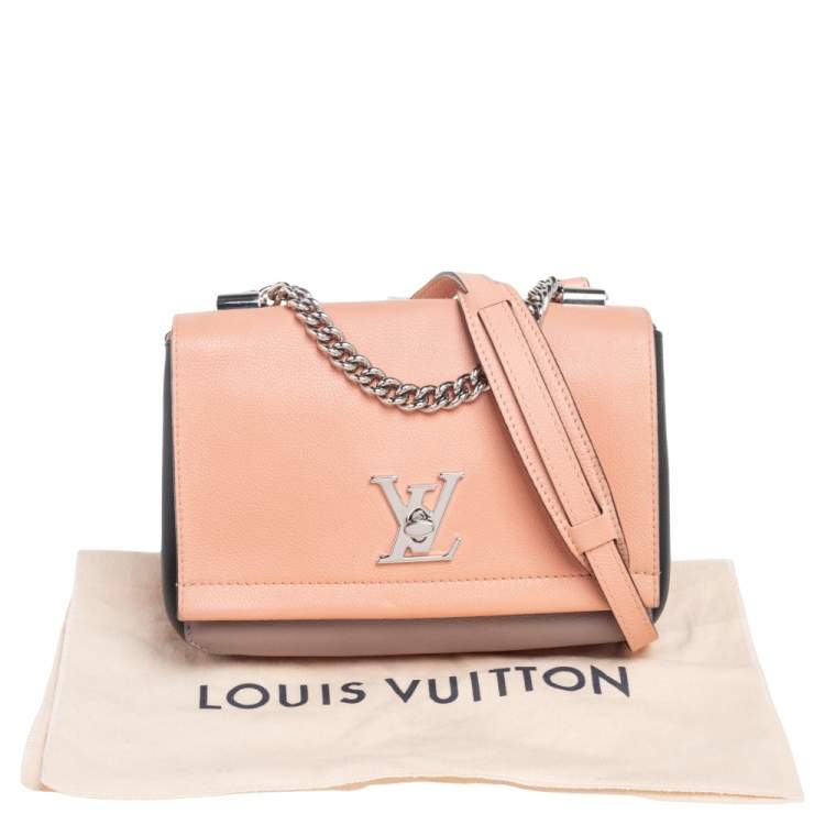 Pre Owned Louis Vuitton Multicolor Leather Lockme II BB Bag