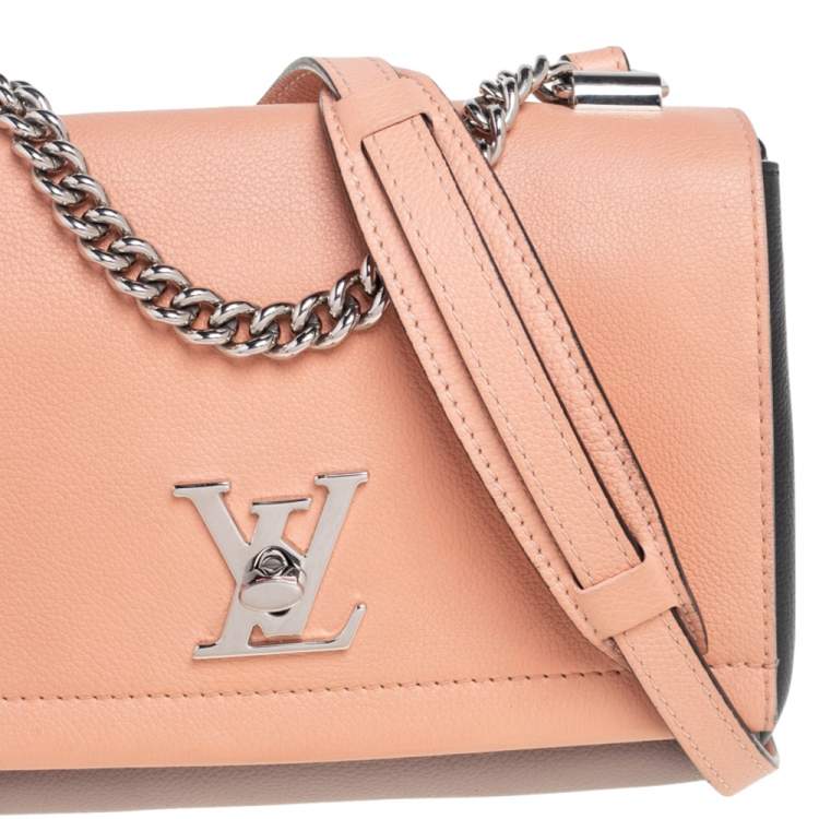 Pre Owned Louis Vuitton Multicolor Leather Lockme II BB Bag