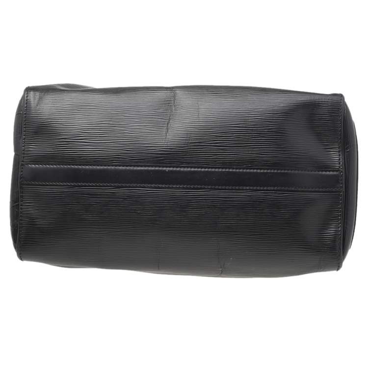 مملوكة مسبقًا Louis Vuitton Black Epi Leather Speedy 35 Bag