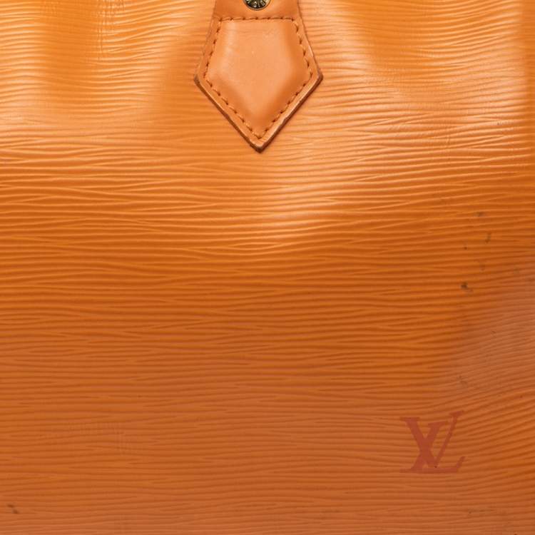 مملوكة مسبقًا Louis Vuitton Mandarin Epi Leather Speedy 25 Bag